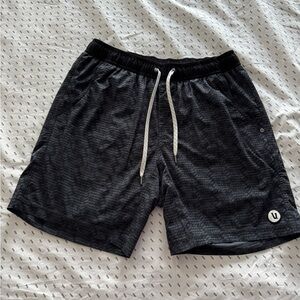 Vuori Kore Black Athletic Shorts